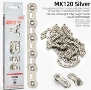 YBN FLAT TOP MK120/12E (12 Speed Chain) Hollow Pin 126L