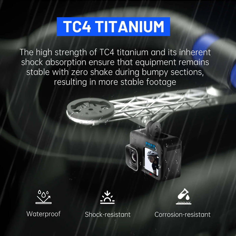 SAMASSI Ultralight 3D printed Titanium Bike Computer Mount