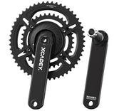 XCADEY Hollowtech Lightweight Titanium Spindle Crankset (PM option available)